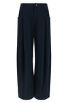 light cotton and silk blend trousers