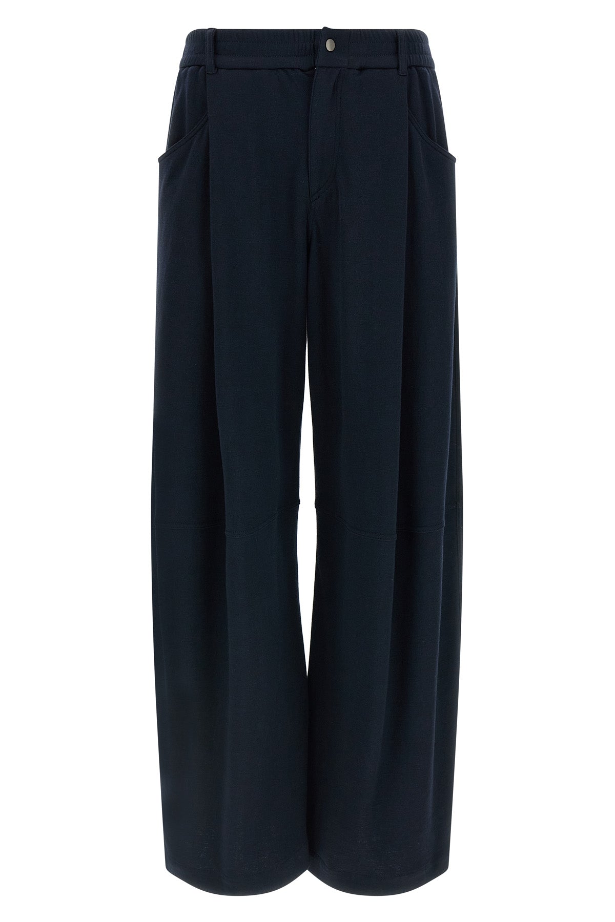 light cotton and silk blend trousers
