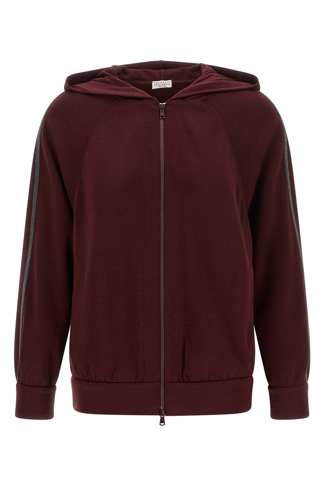 BRUNELLO CUCINELLI L raglan shoulder hoodie in cotton blend