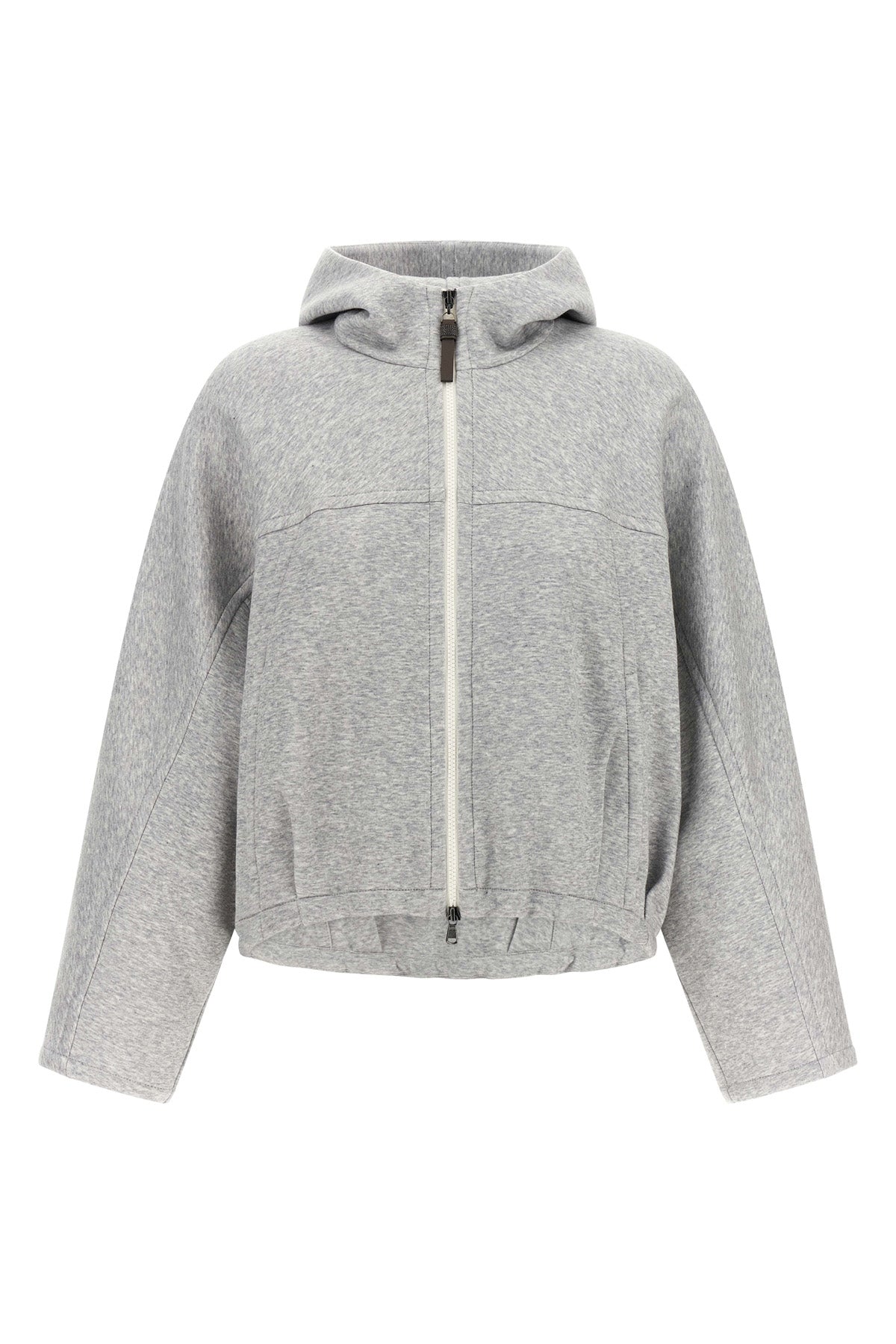 brunello cucinellis grey mélange hoodie redefines everyday luxury through a str