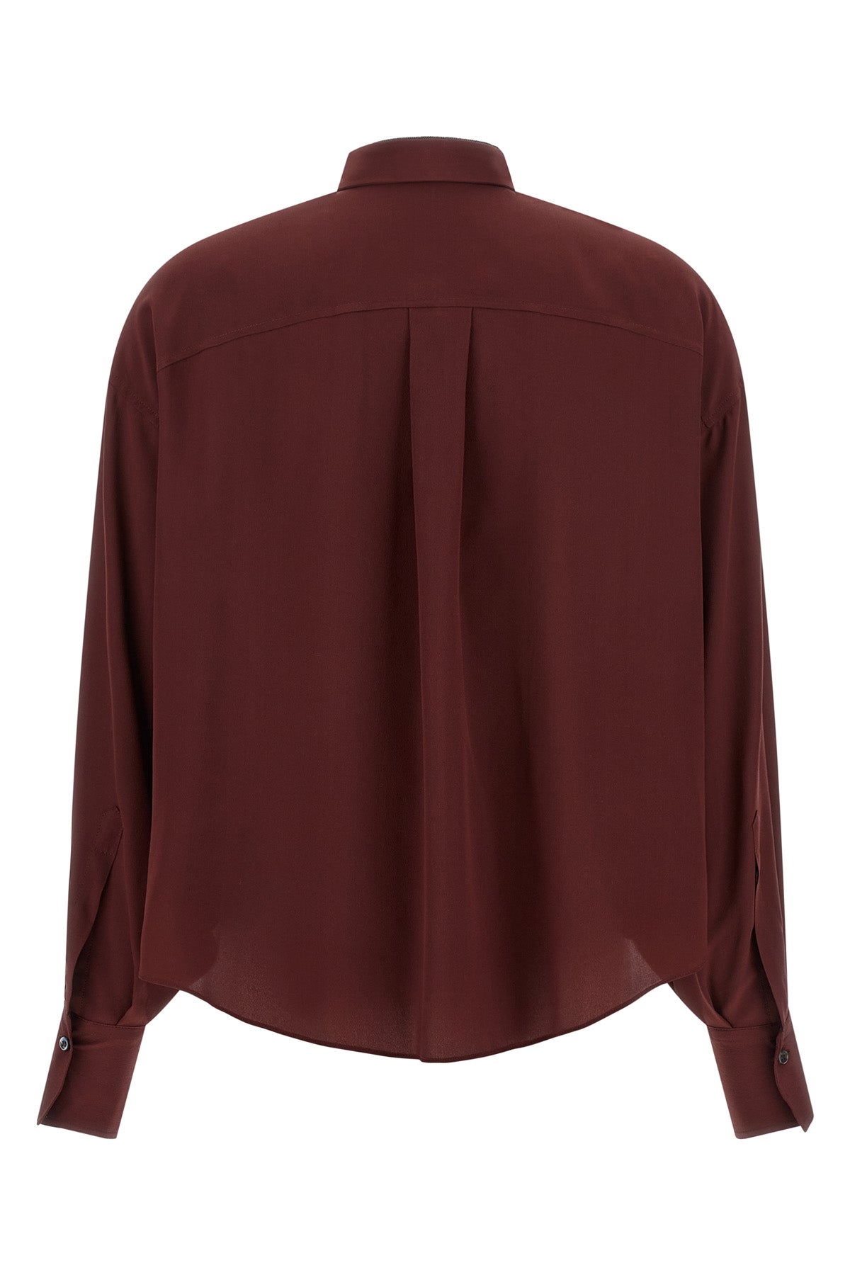 light silk shirt