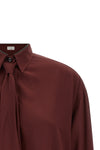 light silk shirt