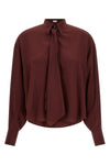 light silk shirt