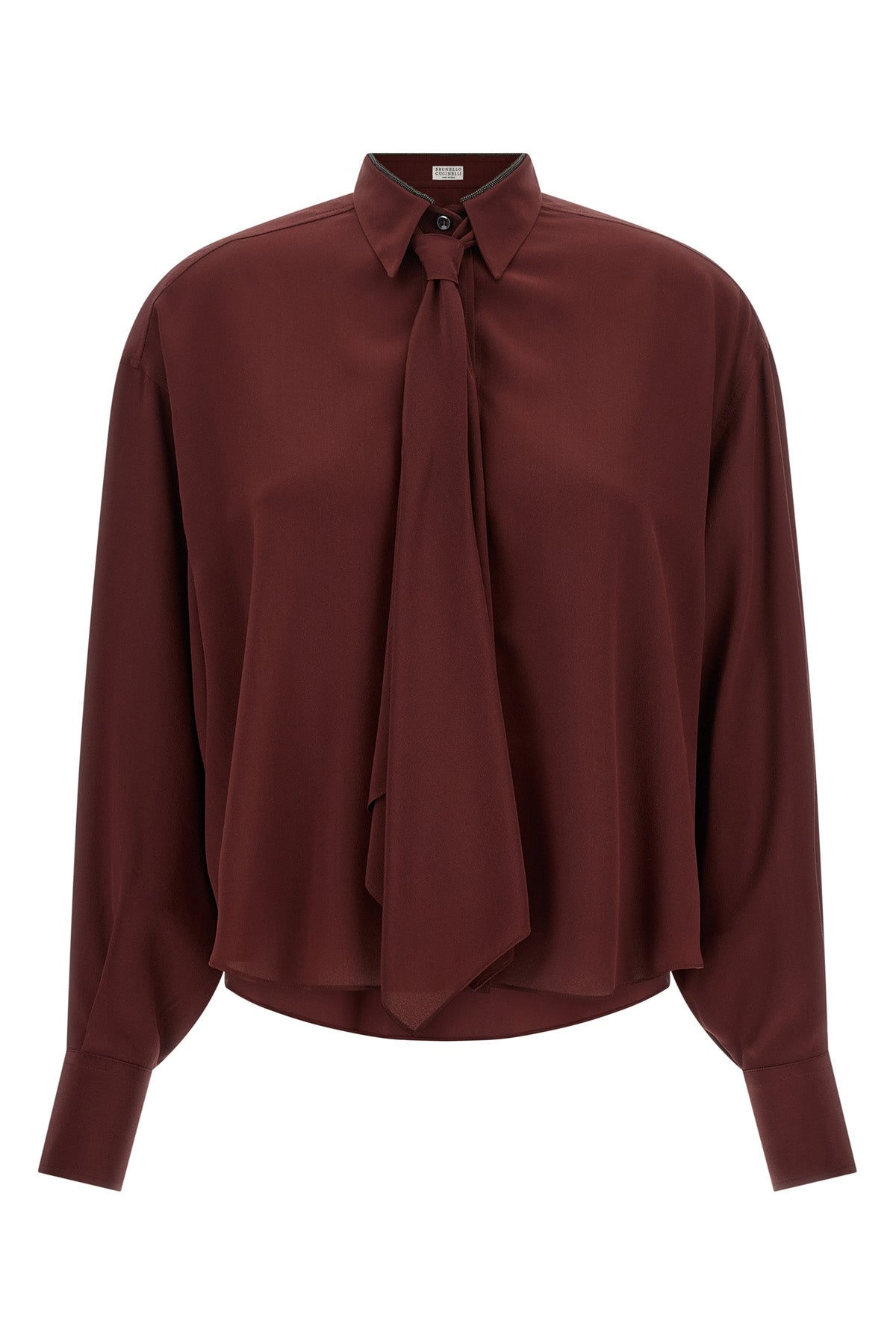 light silk shirt