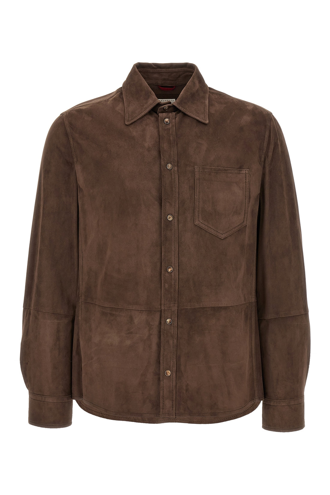 BRUNELLO CUCINELLI L suede overshirt