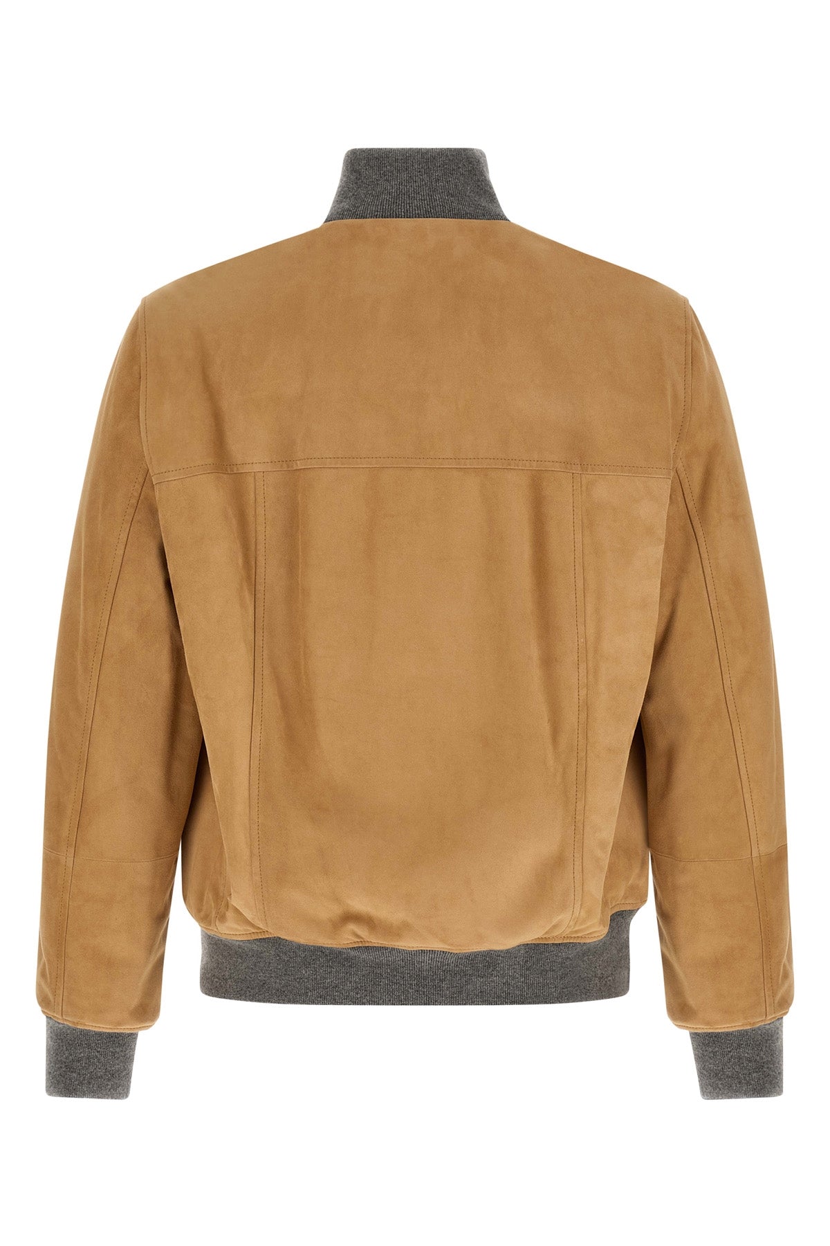 the brunello cucinelli bomber jacket in fine suede