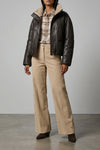 quilted leather jacket