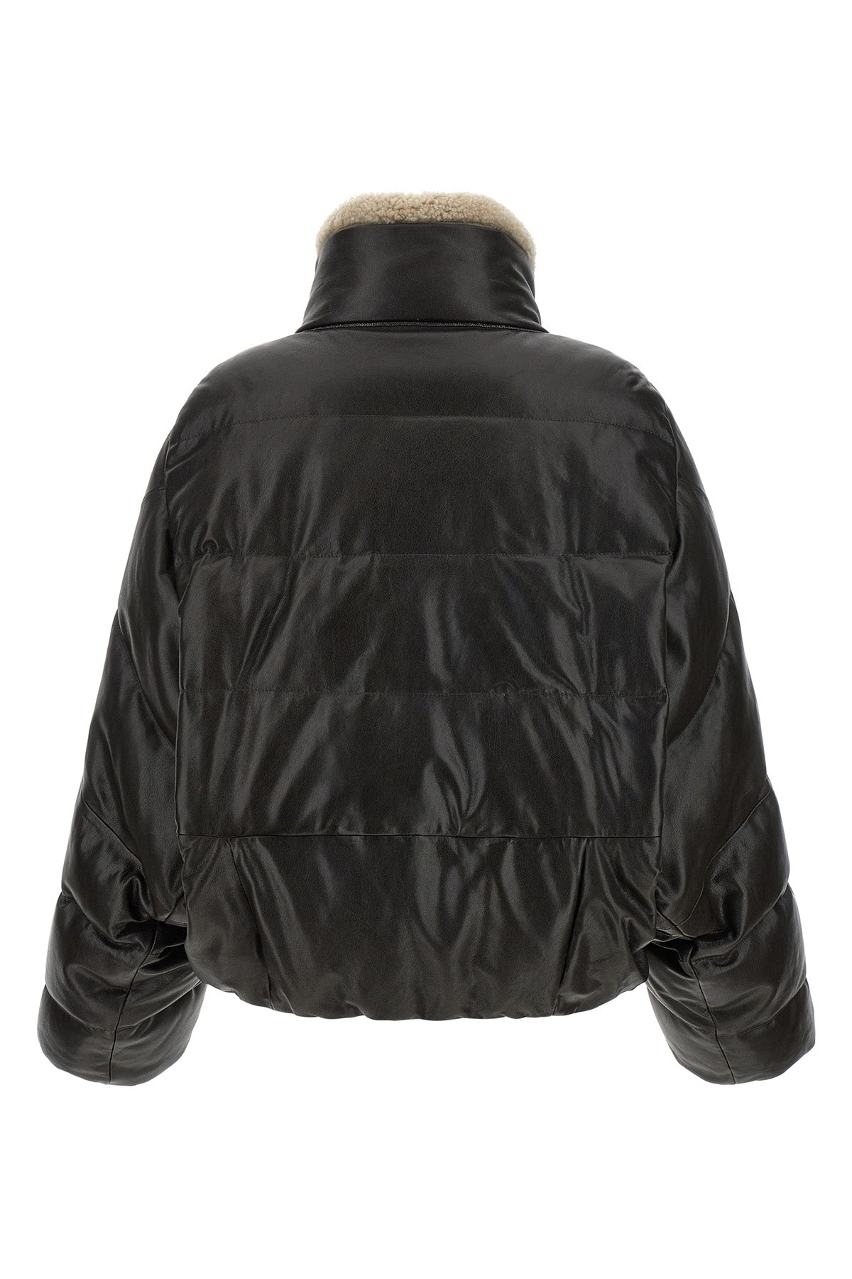 quilted leather jacket