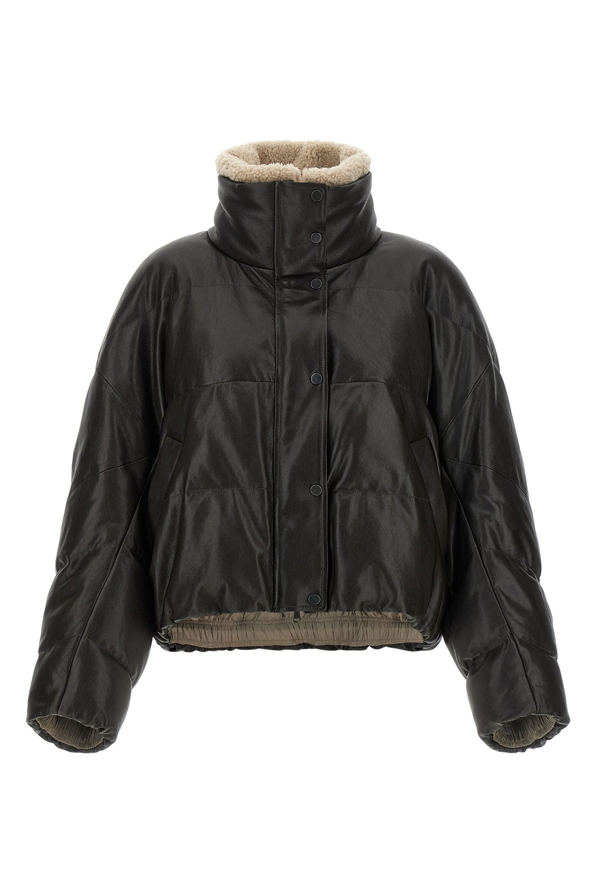 quilted leather jacket