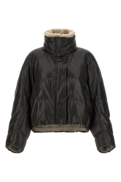 quilted leather jacket