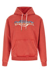 chrome gauze double-effect cotton hoodie