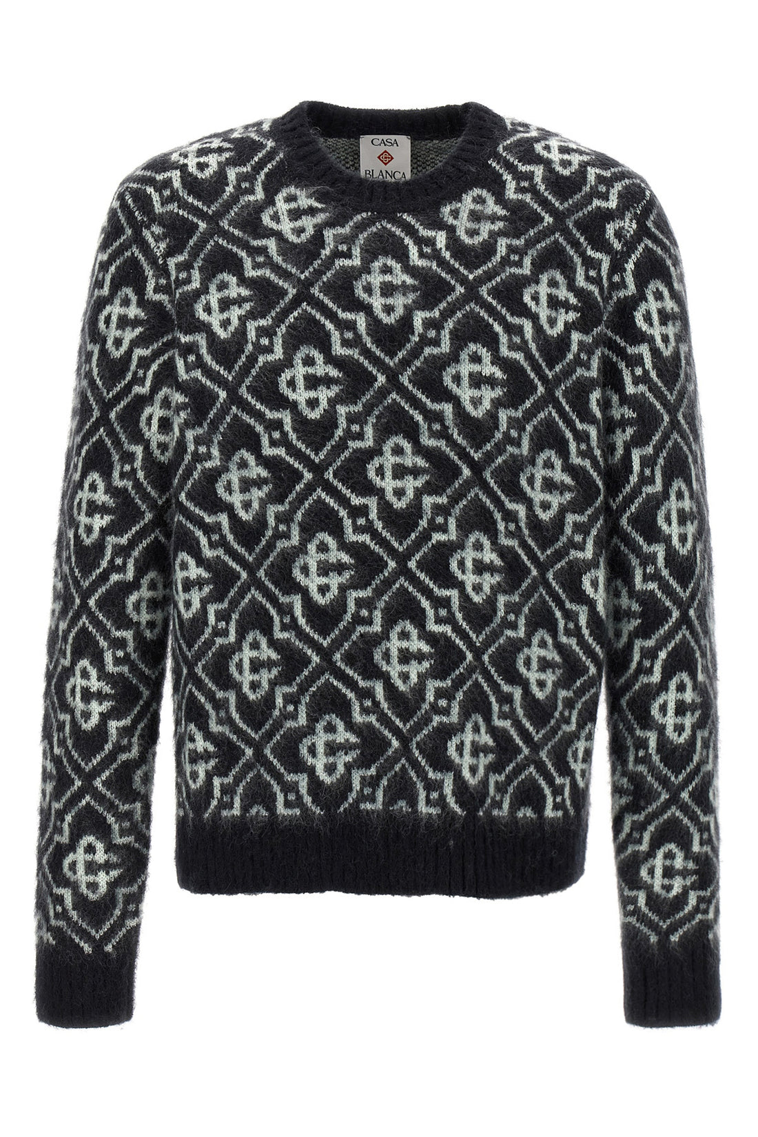CASABLANCA L monogram mohair sweater