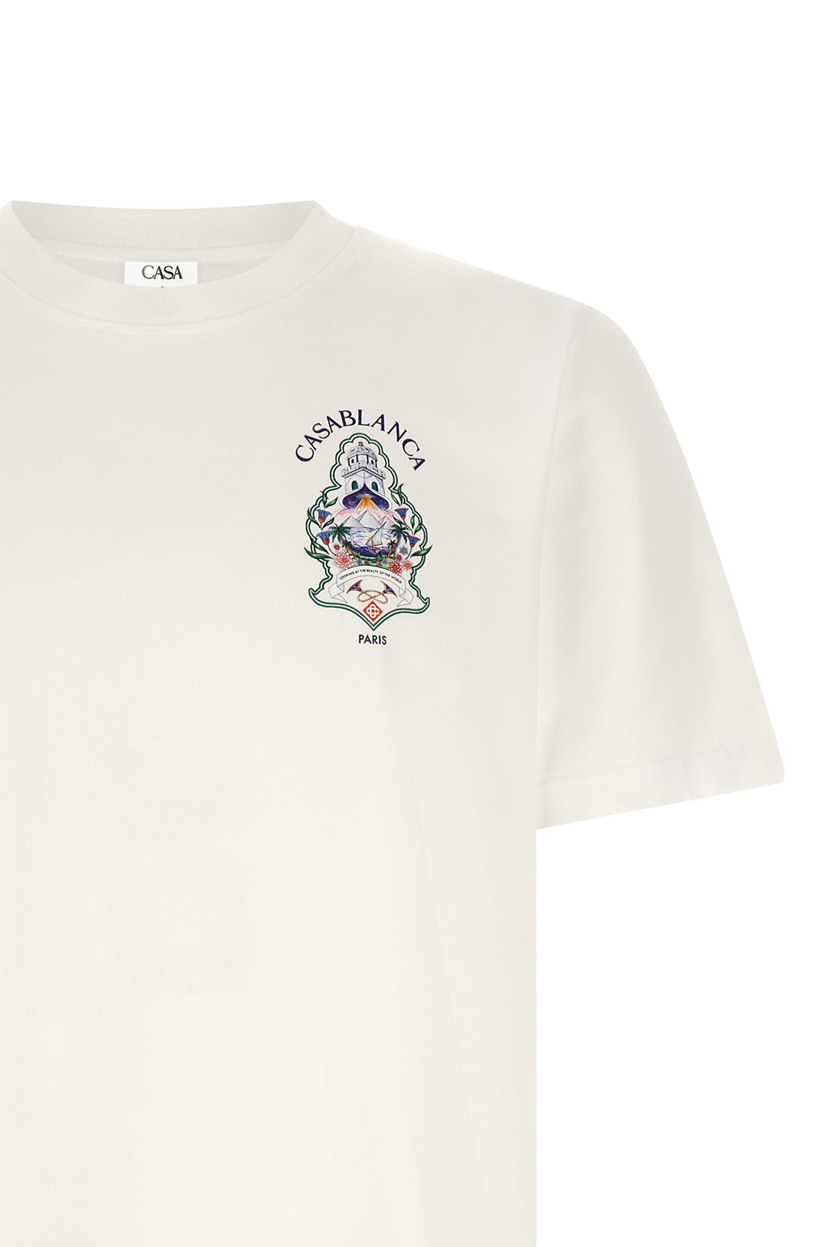 the classic casablanca hotel emblem t-shirt