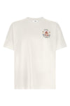 the casablanca t-shirt defines a relaxed aesthetic through a pure organic cotton