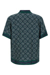 the casablanca short-sleeved shirt defines a contemporary sartorial aesthetic th