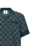 the casablanca short-sleeved shirt defines a contemporary sartorial aesthetic th