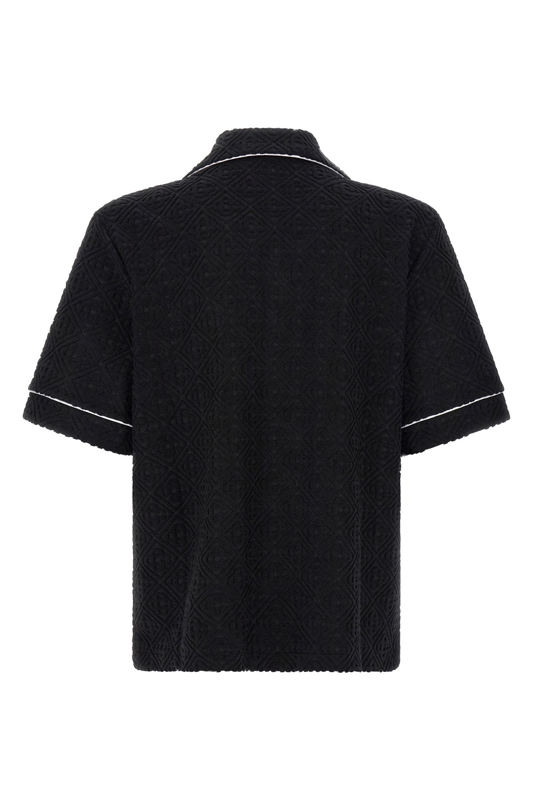 CASABLANCA L the casablanca towelling monogram short-sleeved shirt