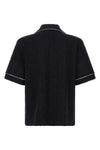 the casablanca towelling monogram short-sleeved shirt