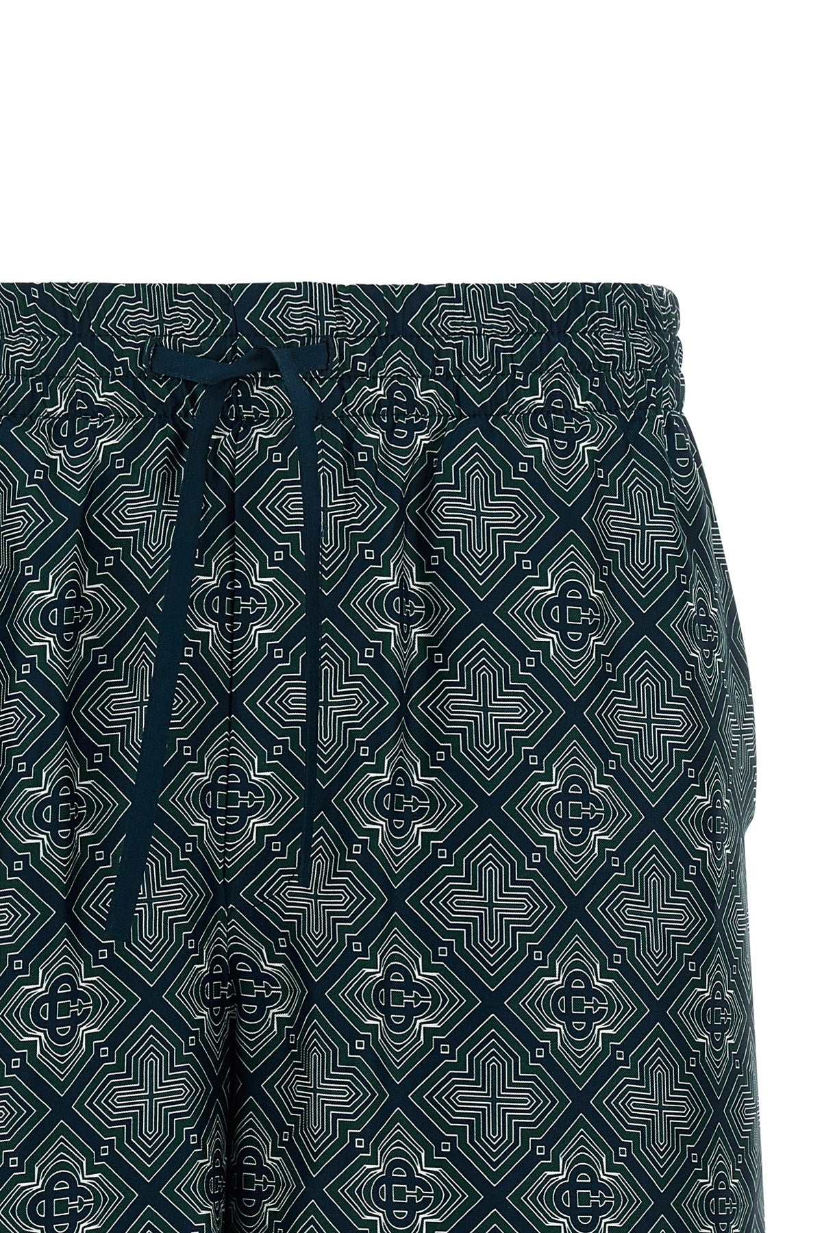 casablanca radiating monogram bermuda shorts