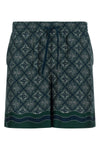 casablanca radiating monogram bermuda shorts