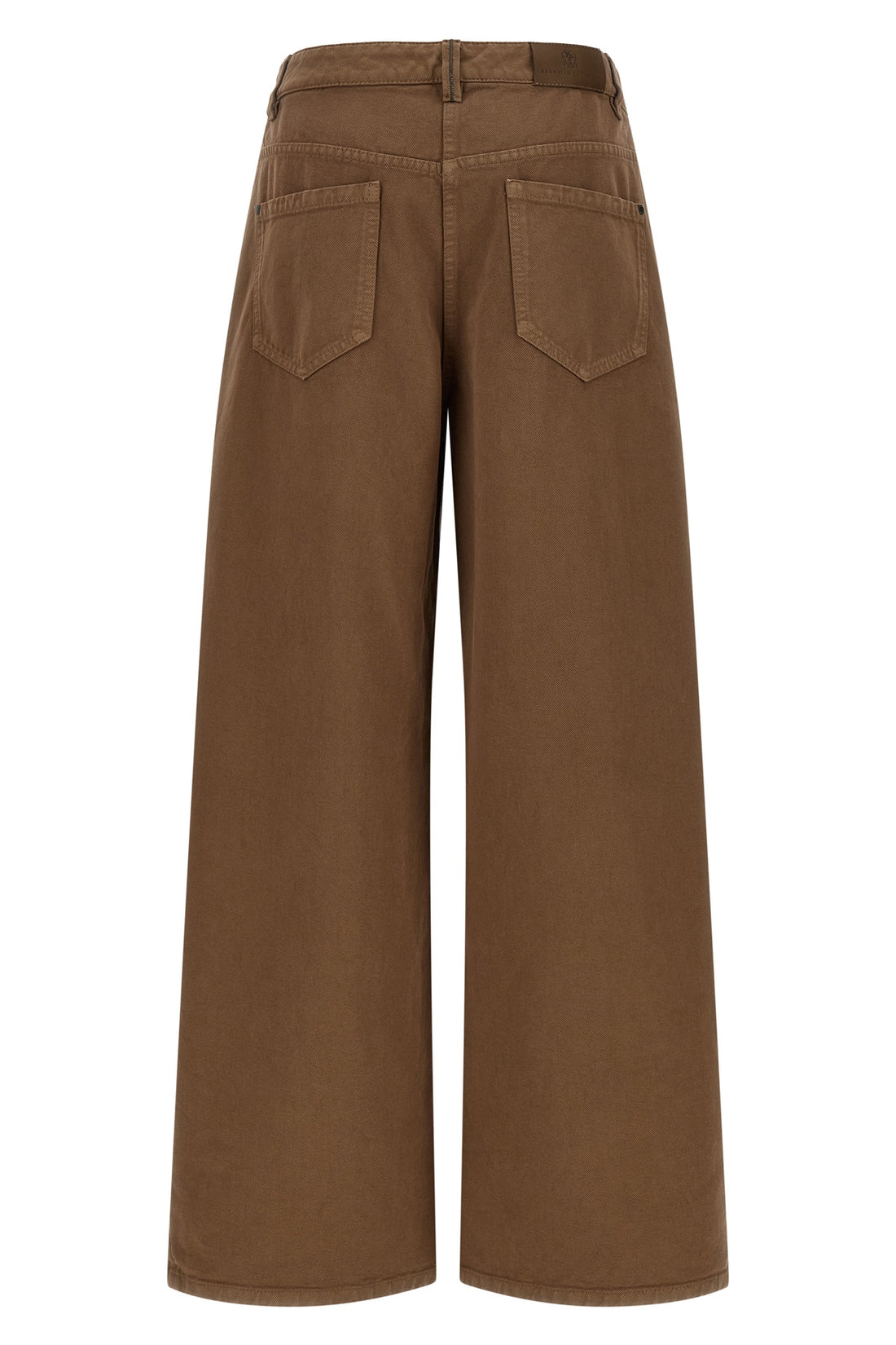 BRUNELLO CUCINELLI 42 brunello cucinelli trousers redefine the concept of casualwear through a wide-le