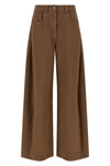 brunello cucinelli trousers redefine the concept of casualwear through a wide-le