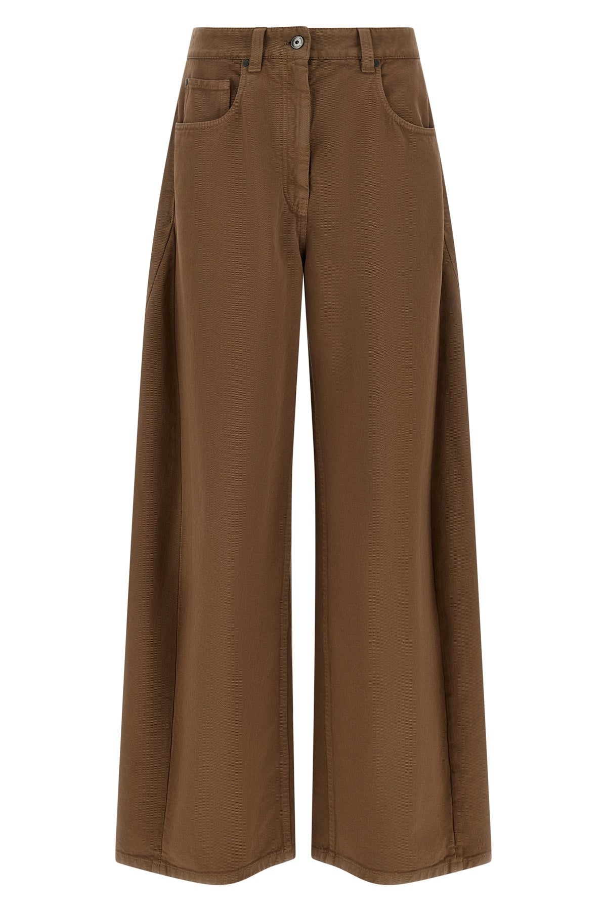 brunello cucinelli trousers redefine the concept of casualwear through a wide-le
