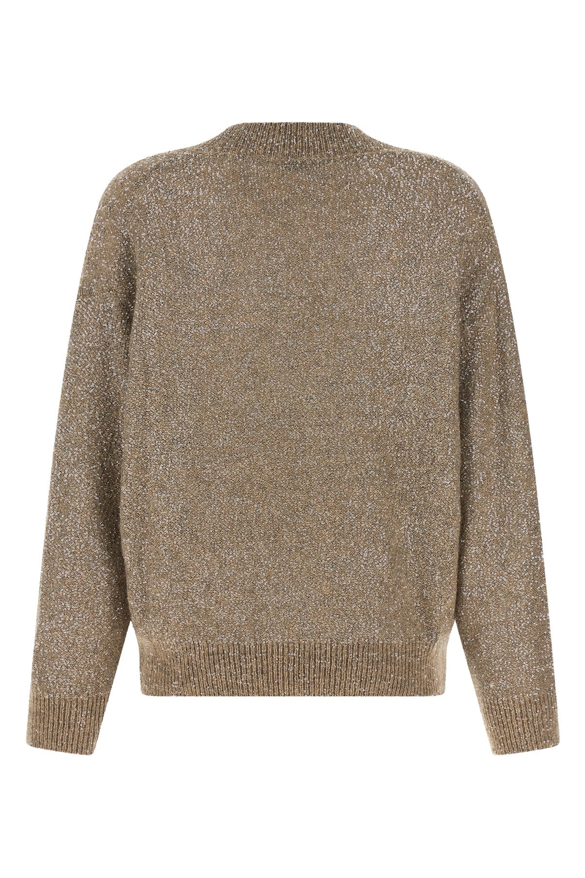 virgin wool and mohair dazzling texture sweater