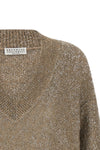 virgin wool and mohair dazzling texture sweater