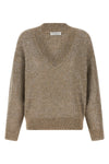 virgin wool and mohair dazzling texture sweater