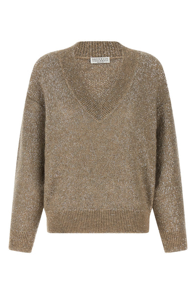virgin wool and mohair dazzling texture sweater