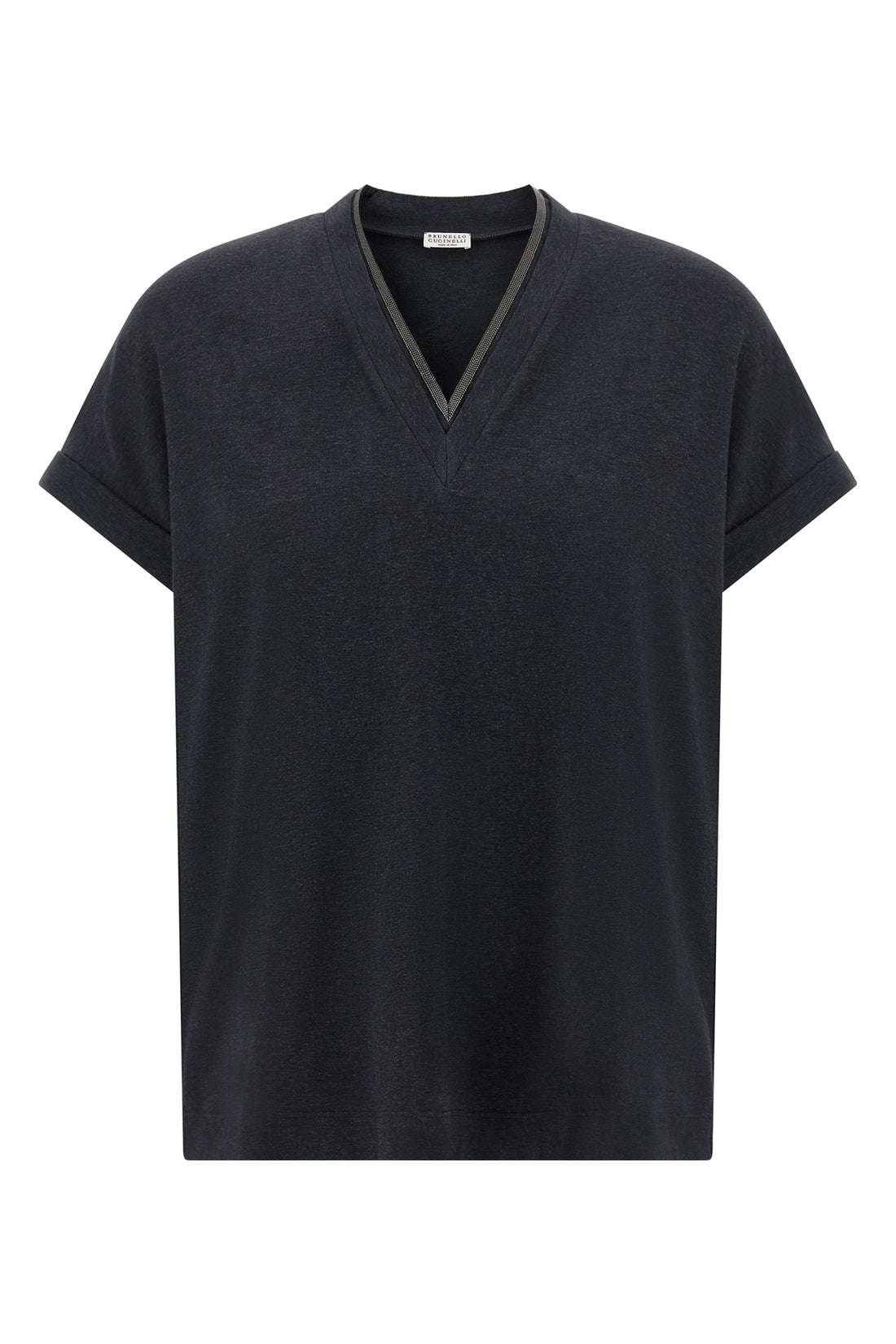 BRUNELLO CUCINELLI L stretch mélange cotton t-shirt