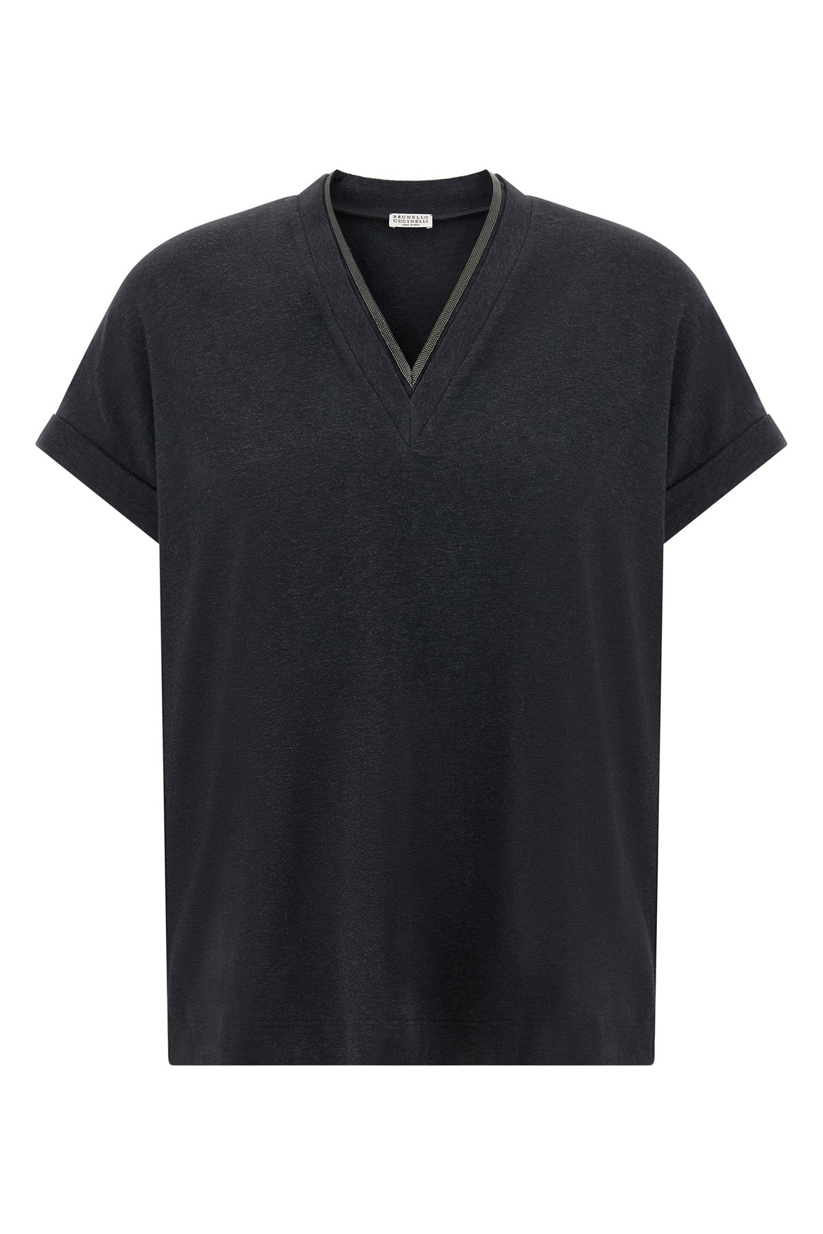 stretch mélange cotton t-shirt