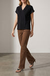 v-neck t-shirt in cotton