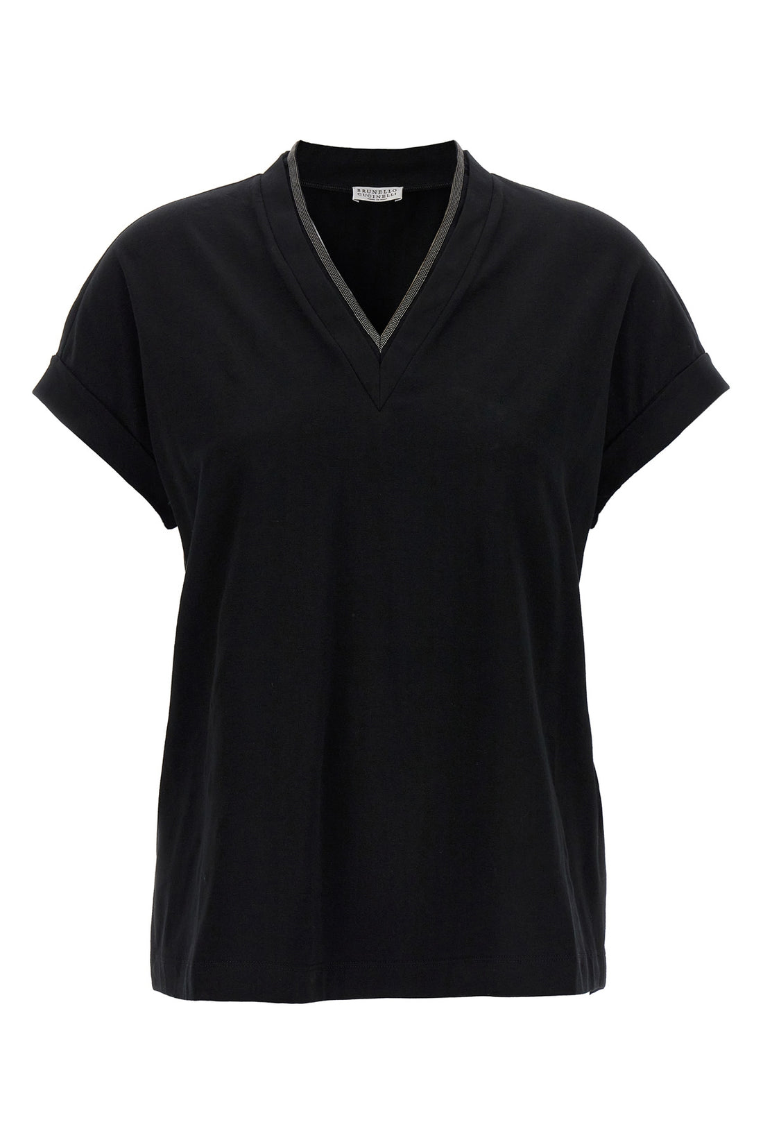BRUNELLO CUCINELLI L v-neck t-shirt in cotton