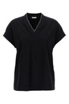 v-neck t-shirt in cotton