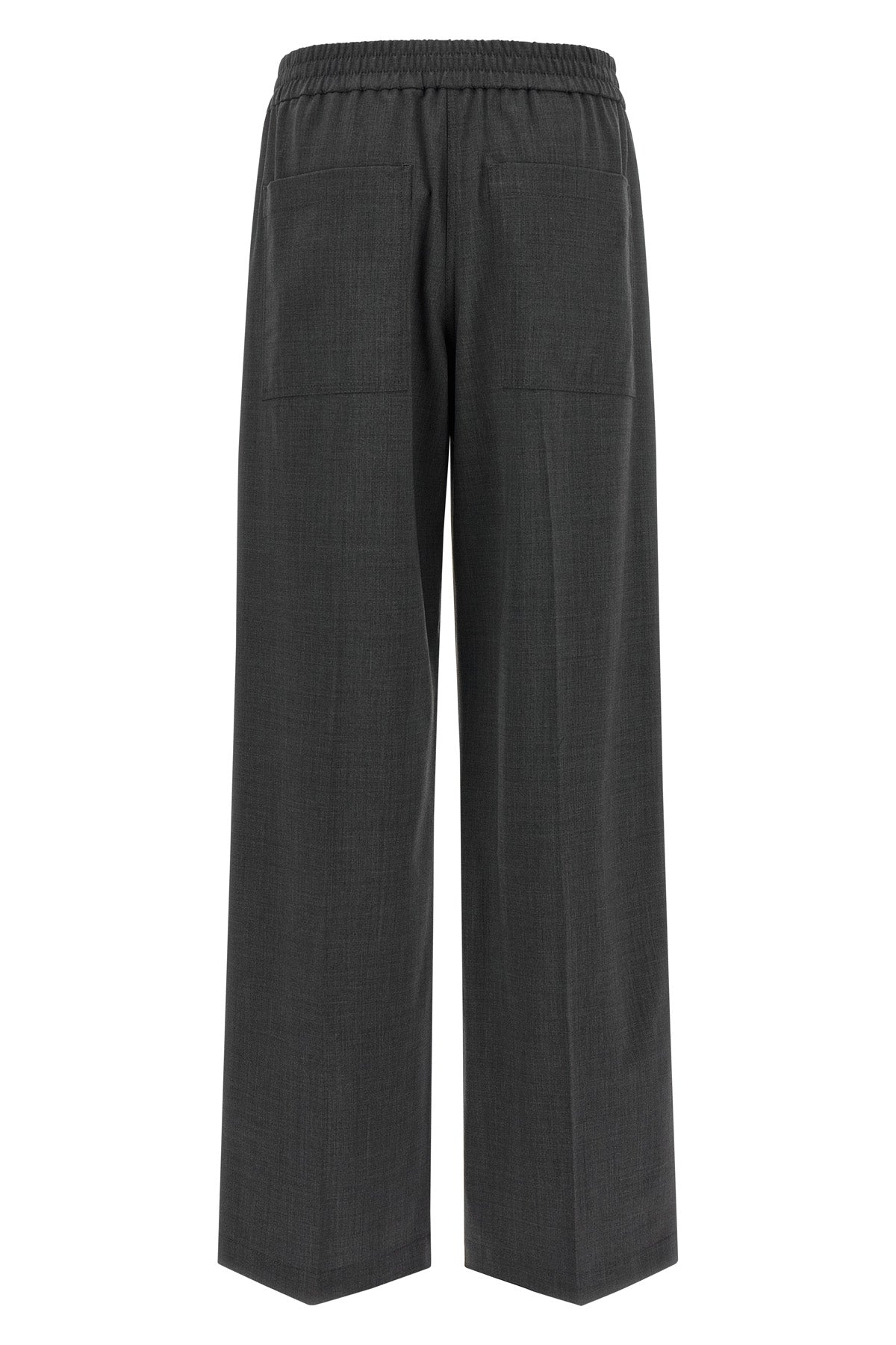 cool mélange wool trousers