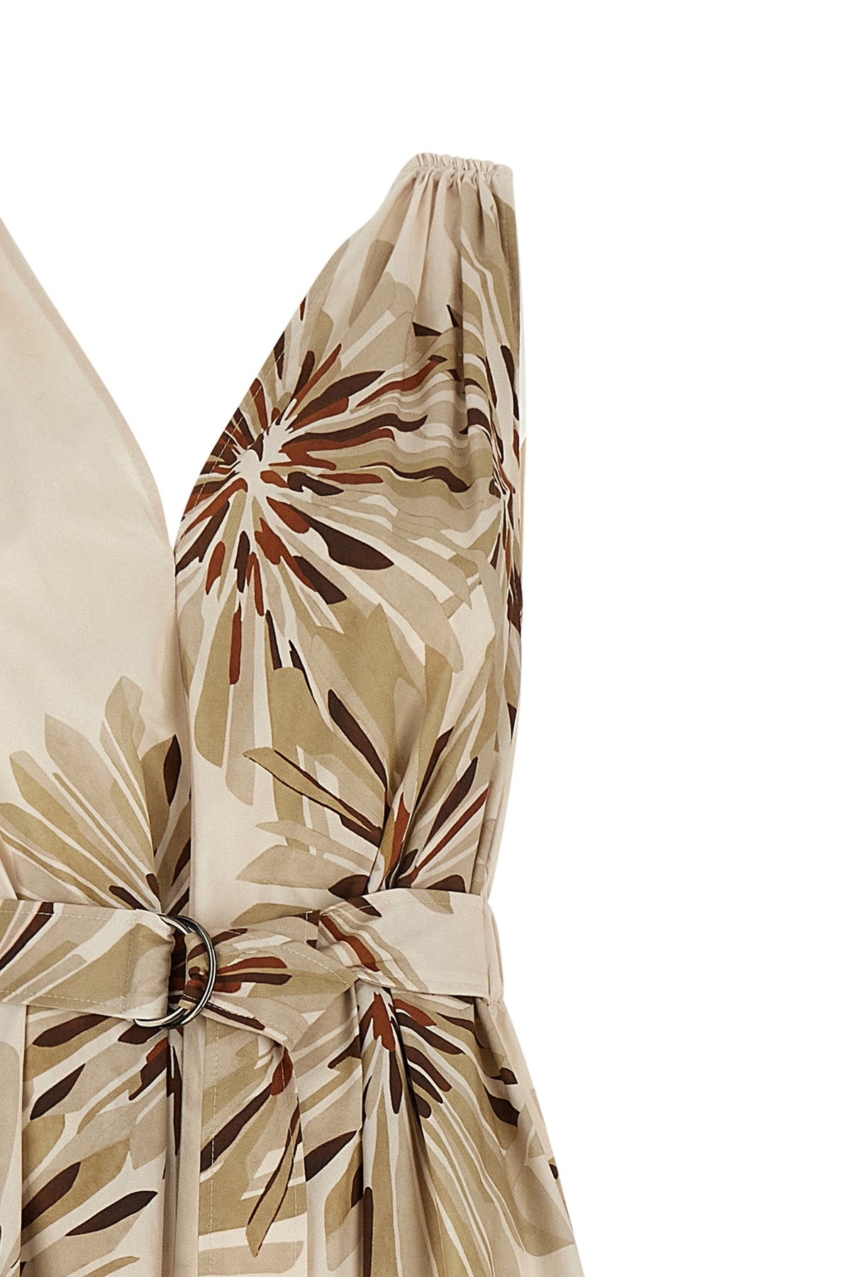 the brunello cucinelli midi dress in pure cotton poplin reinterprets everyday el
