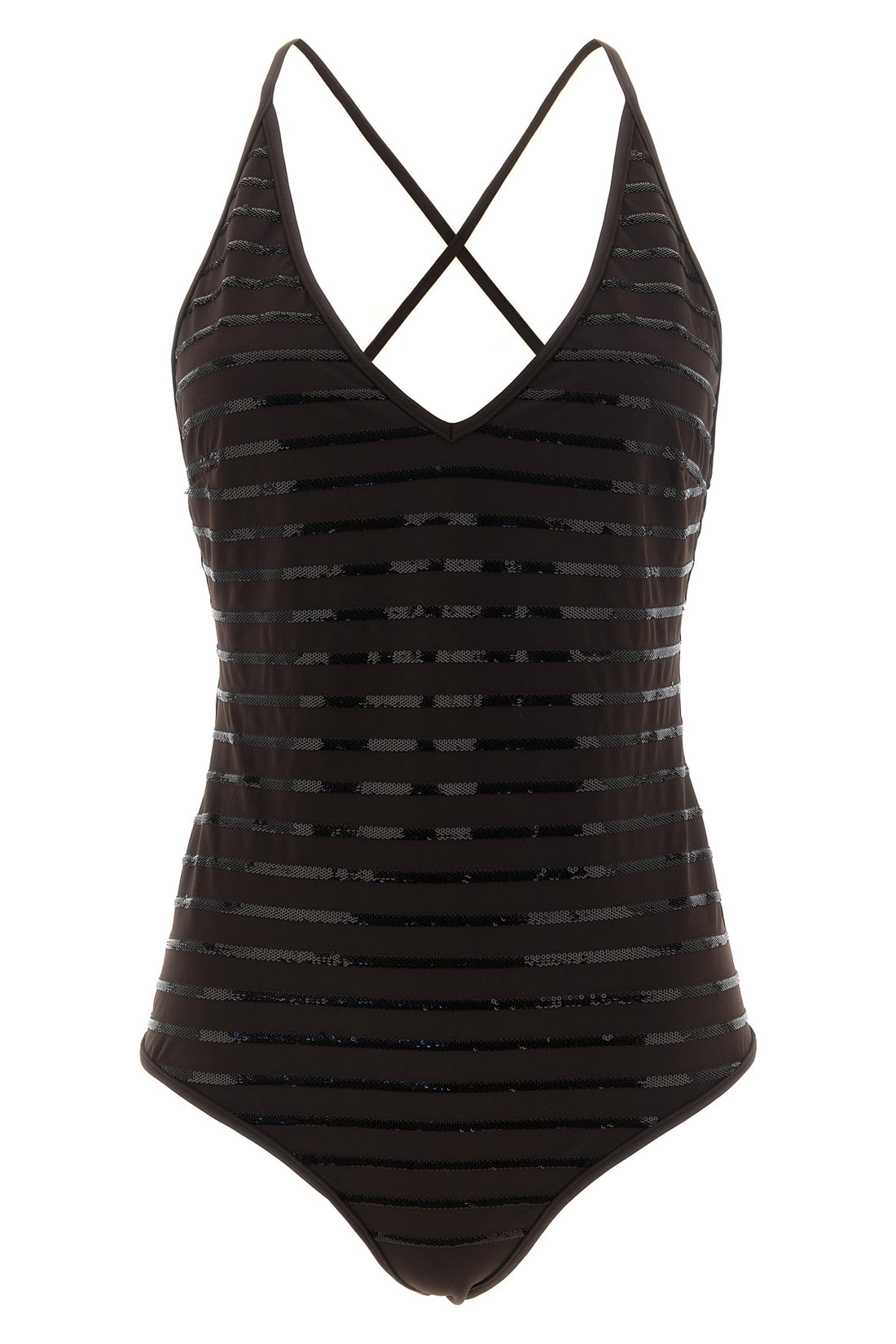 BRUNELLO CUCINELLI 38 the brunello cucinelli one-piece swimsuit redefines beachwear through a meticulo