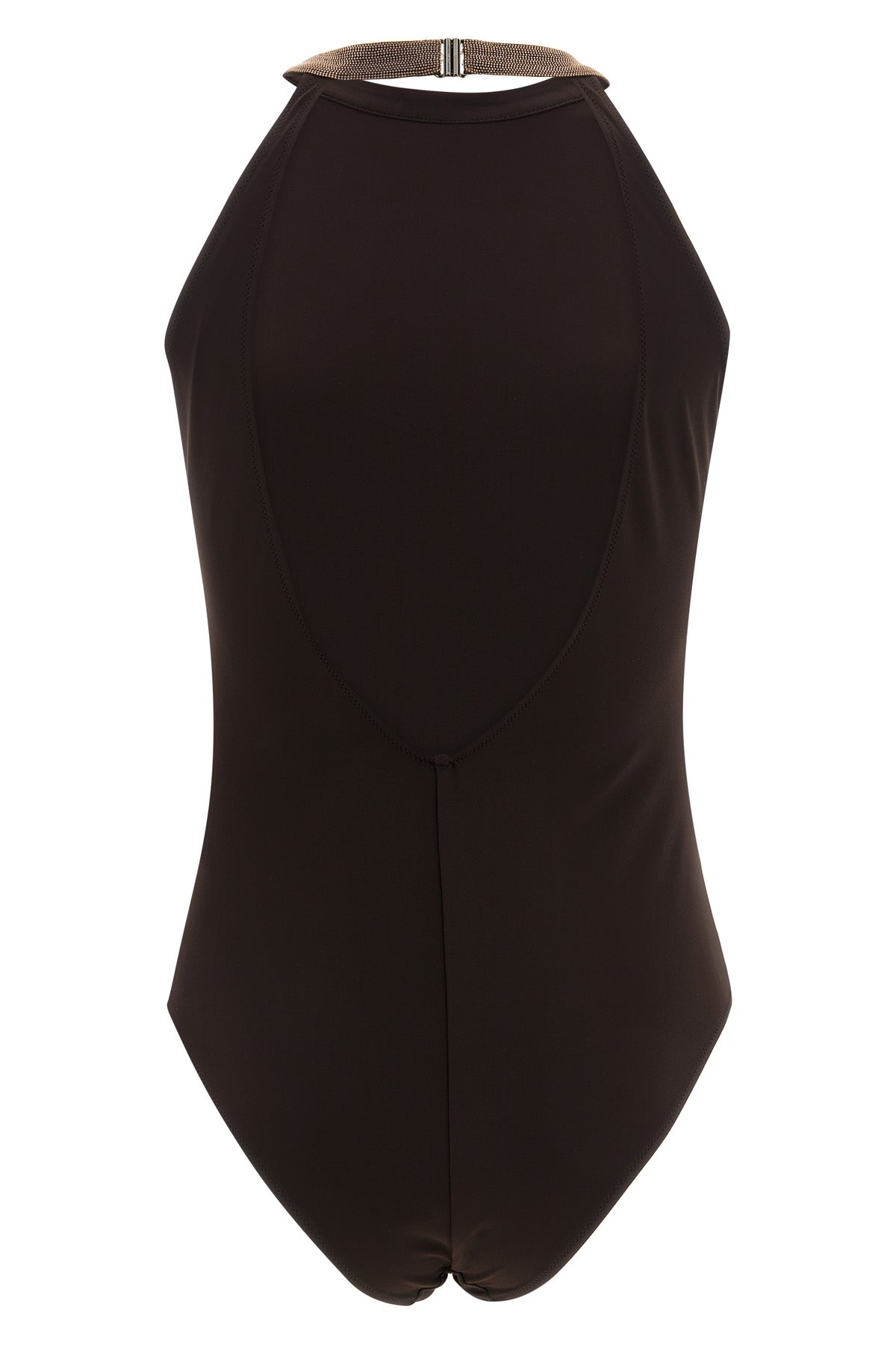 one-piece swimsuit in techno jersey