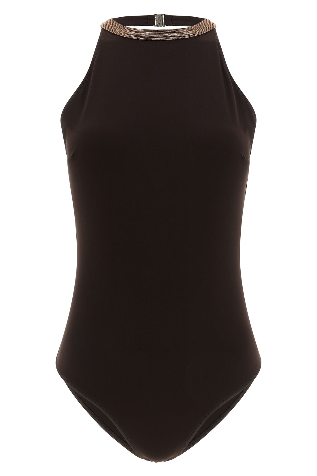 BRUNELLO CUCINELLI 38 one-piece swimsuit in techno jersey