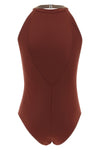 one-piece swimsuit in techno jersey