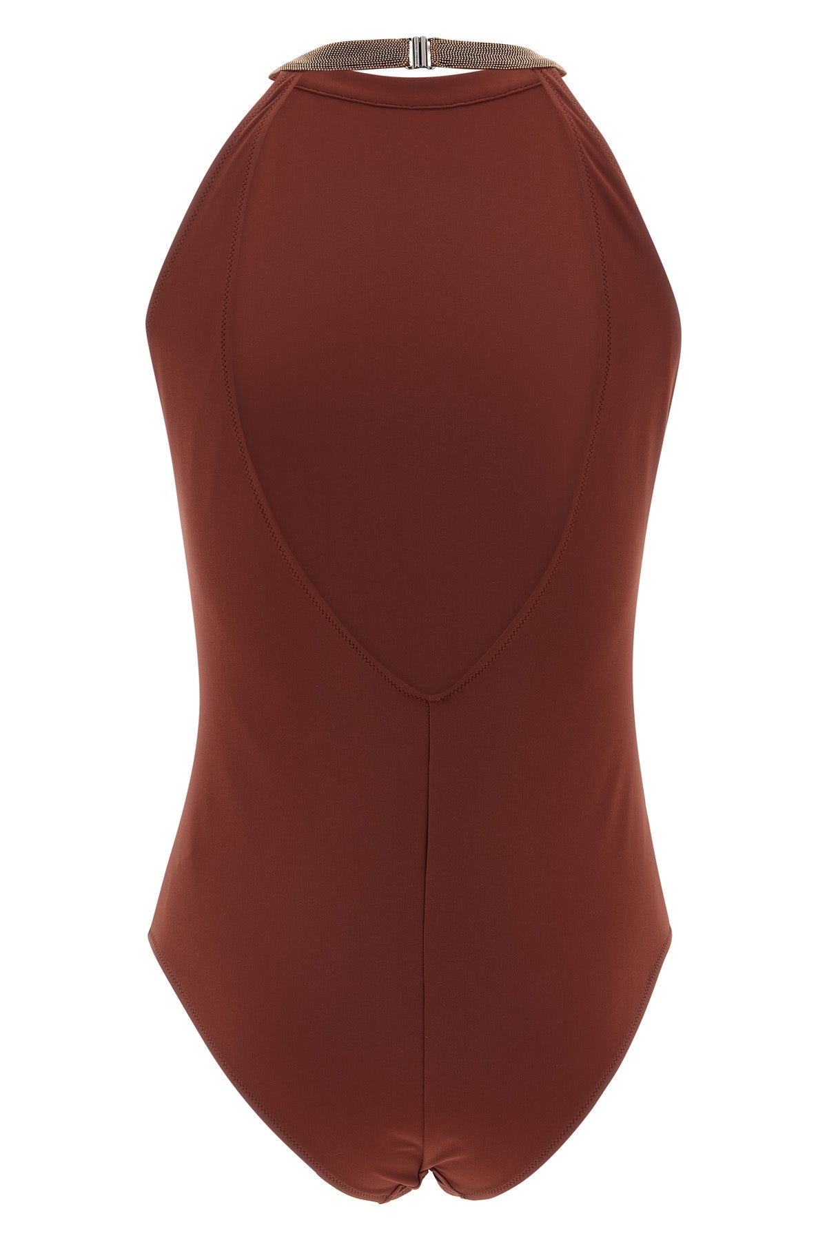 one-piece swimsuit in techno jersey