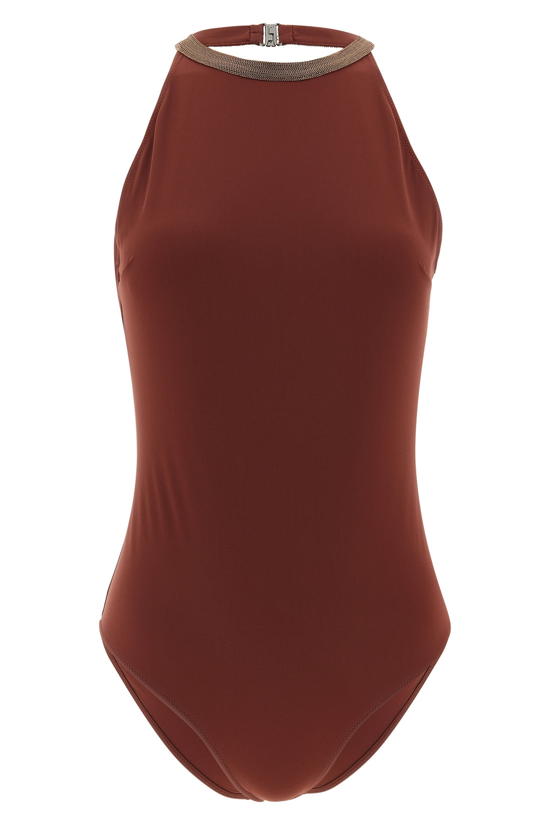BRUNELLO CUCINELLI 38 one-piece swimsuit in techno jersey