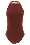 one-piece swimsuit in techno jersey