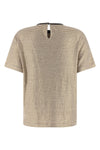 striped stretch linen t-shirt