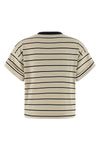 striped cotton jersey t-shirt