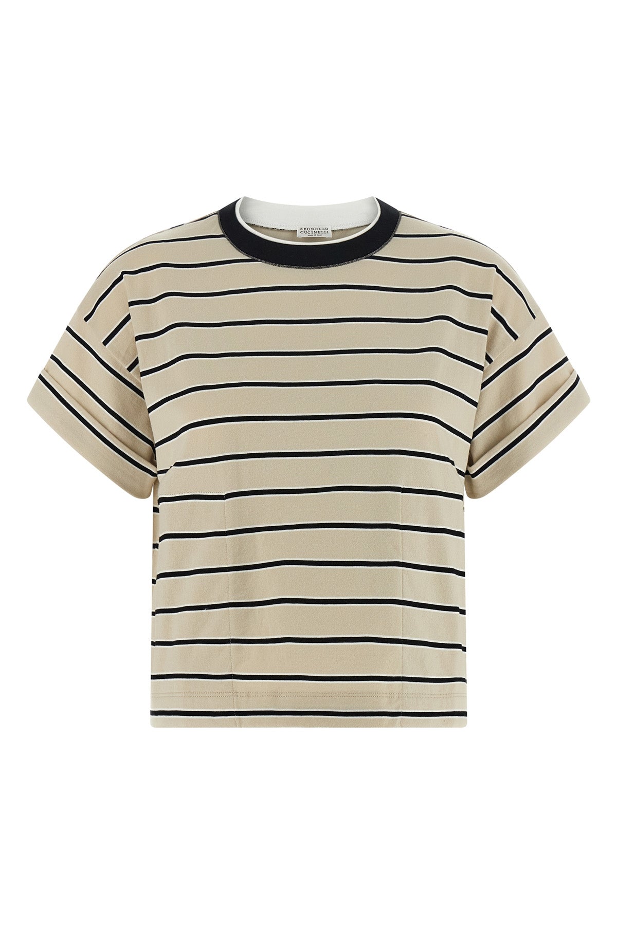 striped cotton jersey t-shirt