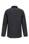 heritage liddesdale blue quilted nylon jacket