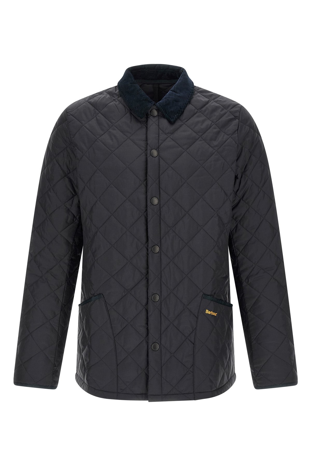heritage liddesdale blue quilted nylon jacket